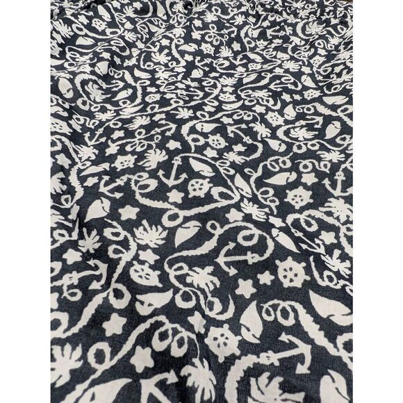 Columbia PFG Women's Lined Skirt Elastic Waist Sailor Print Size XL Blue - Picture 5 of 6